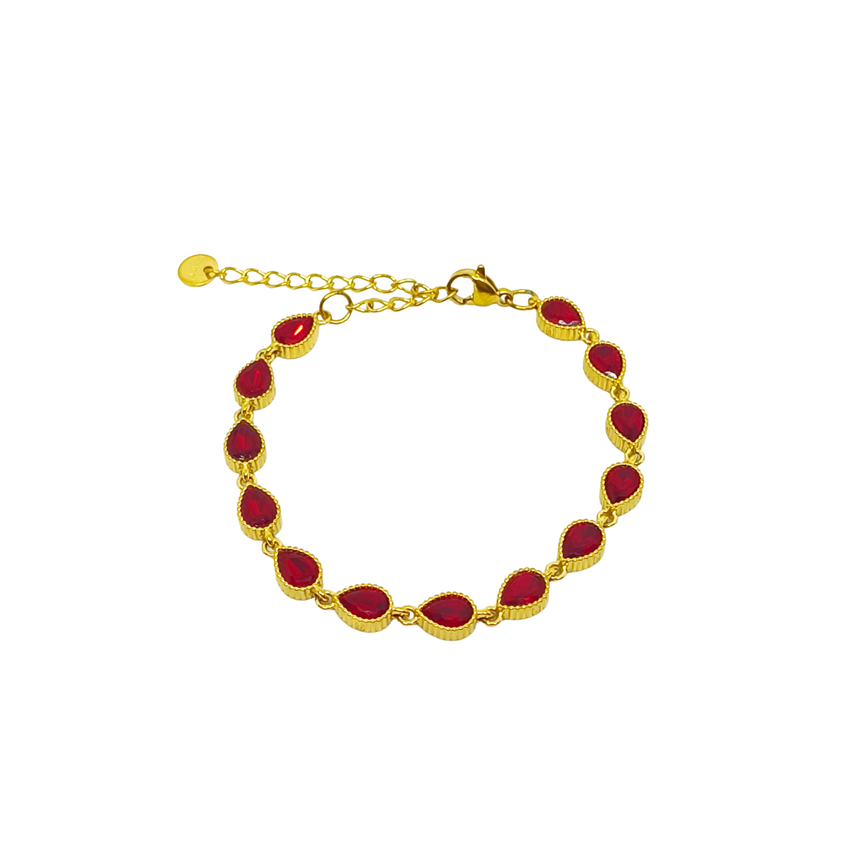 Bracelet JANELLE gold/rouge