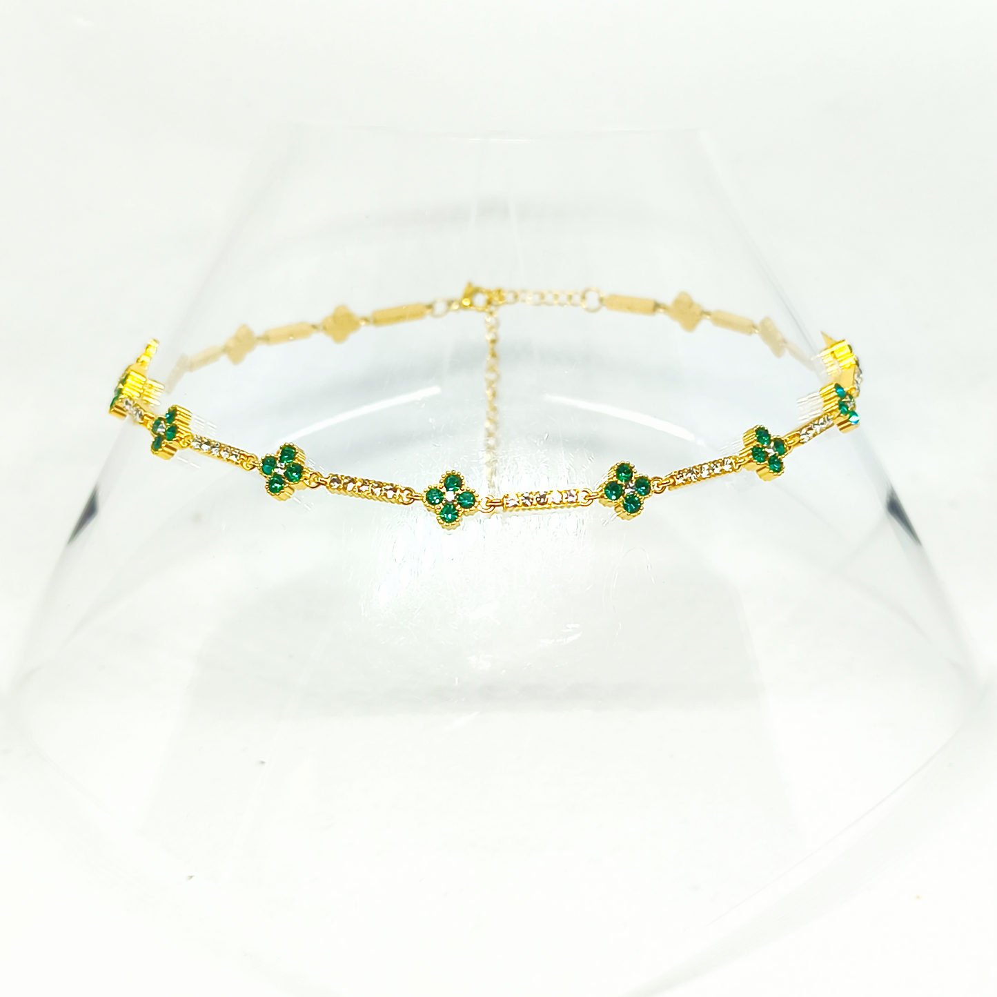 Collier MALOU gold/ vert