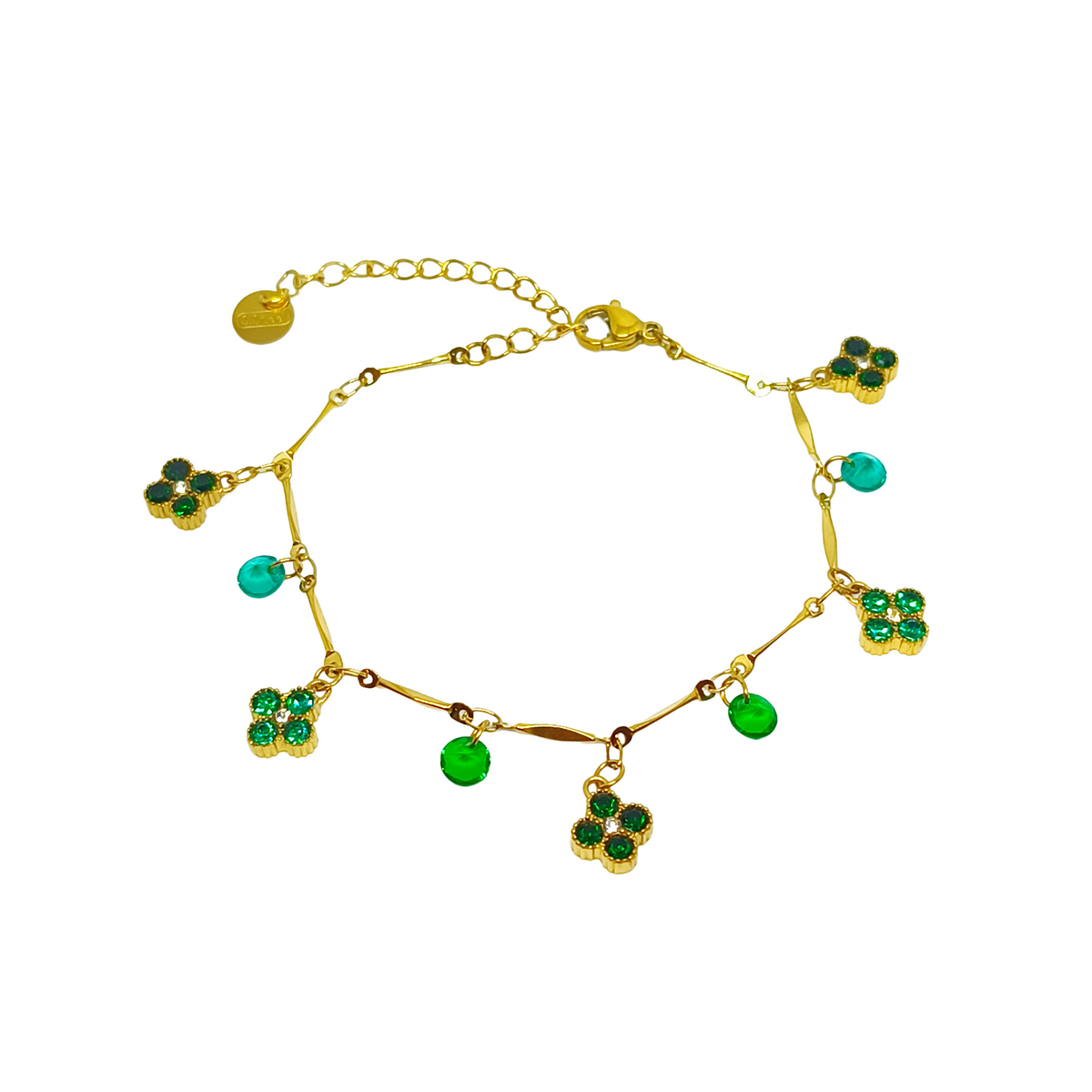 Bracelet MANDY gold/ vert