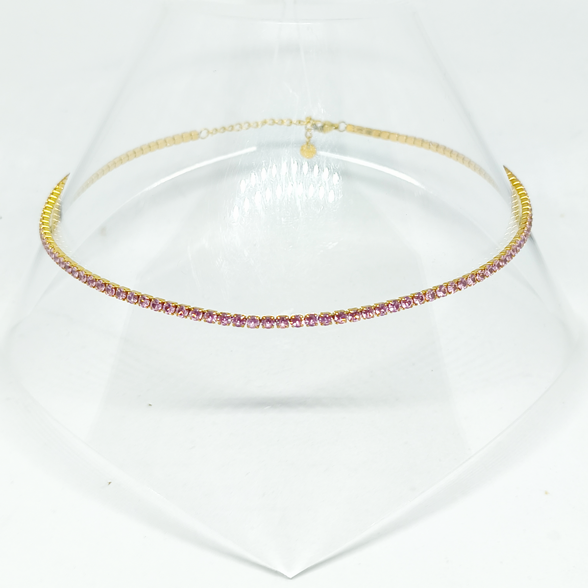 Collier CANDY gold/ rose pâle
