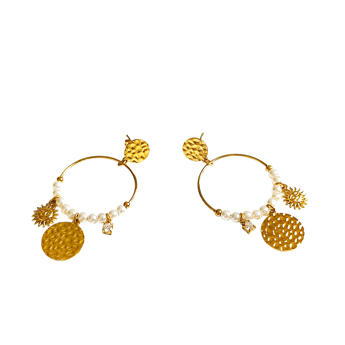 Boucles d'oreilles MEL gold