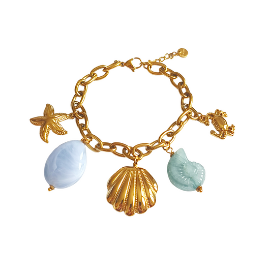 Bracelet AYNA gold/bleu