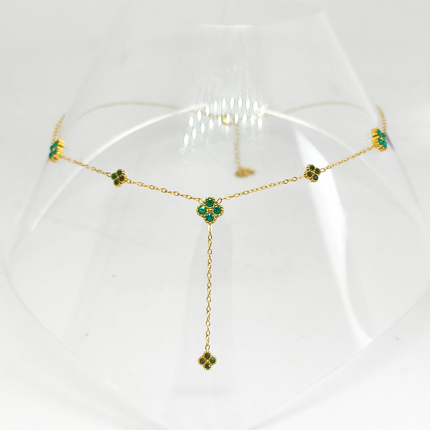 Collier ISA gold/ vert