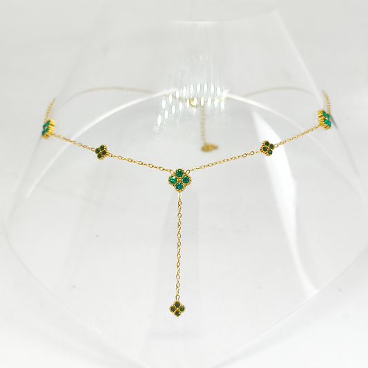 Collier ISA gold/ vert
