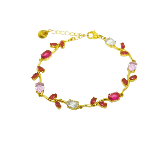 Bracelet NINA gold/ multirose