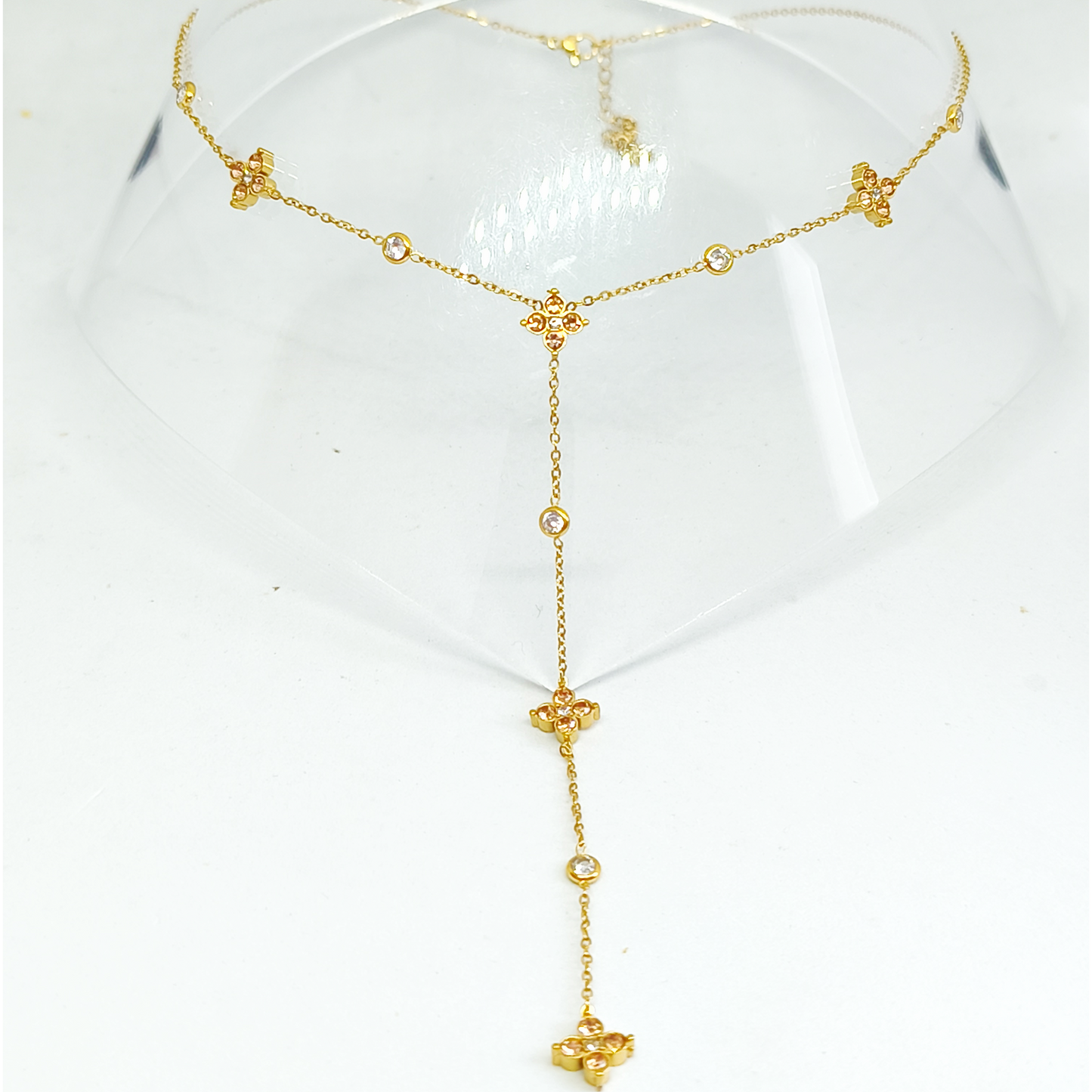 Collier ROSIE gold/champagne