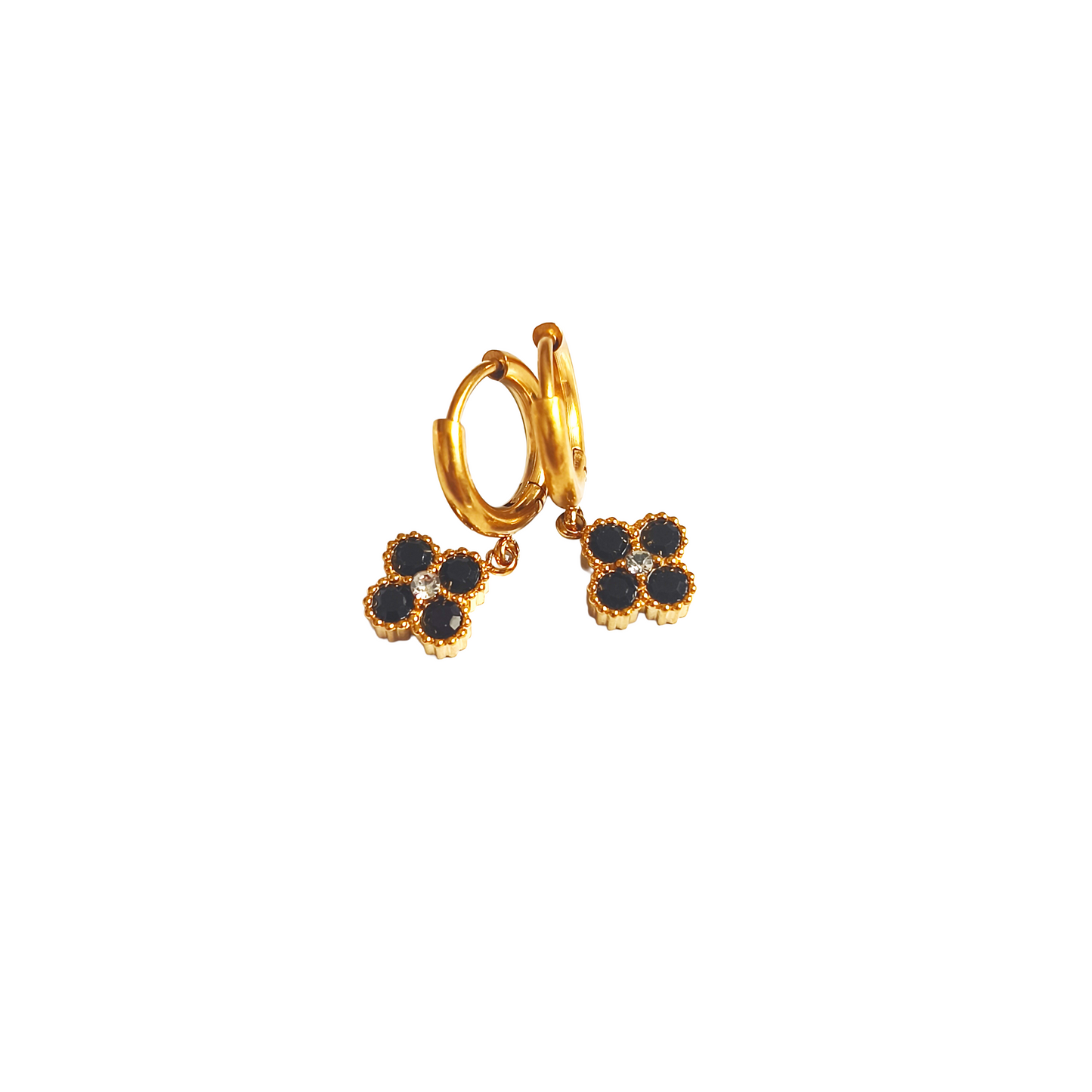 Boucles EMMA gold/ black
