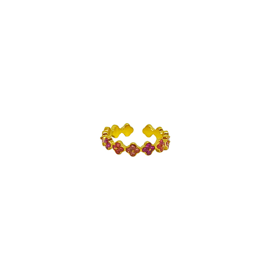 Bague SONIA gold/ multirose