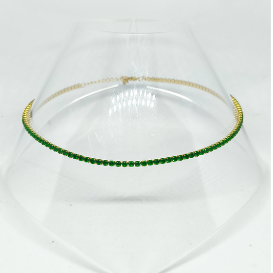 Collier CANDY gold/ vert