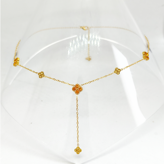 Collier ISA gold/orange