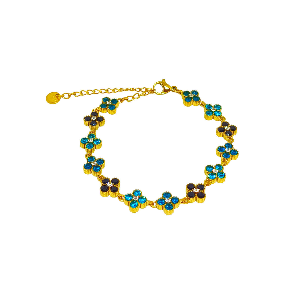 Bracelet MAHINA gold/ multibleu 3