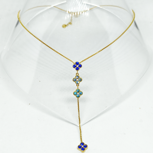 Collier SOFIA gold/multibleu