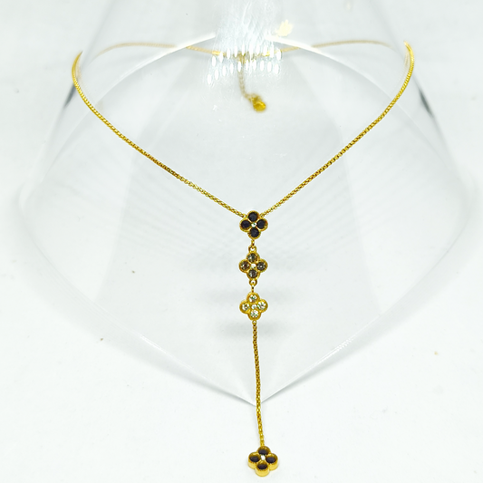 Collier SOFIA gold/multinoir