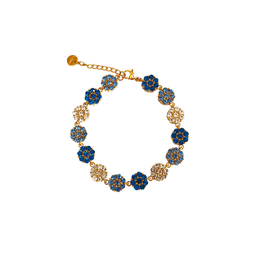 Bracelet KALIMA gold/ bleu océan