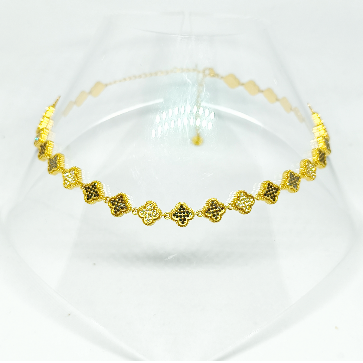 Collier SELENA gold/multinoir
