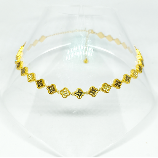 Collier SELENA gold/multinoir