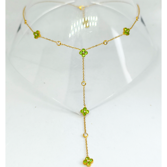 Collier ANGELIKA gold/pistache